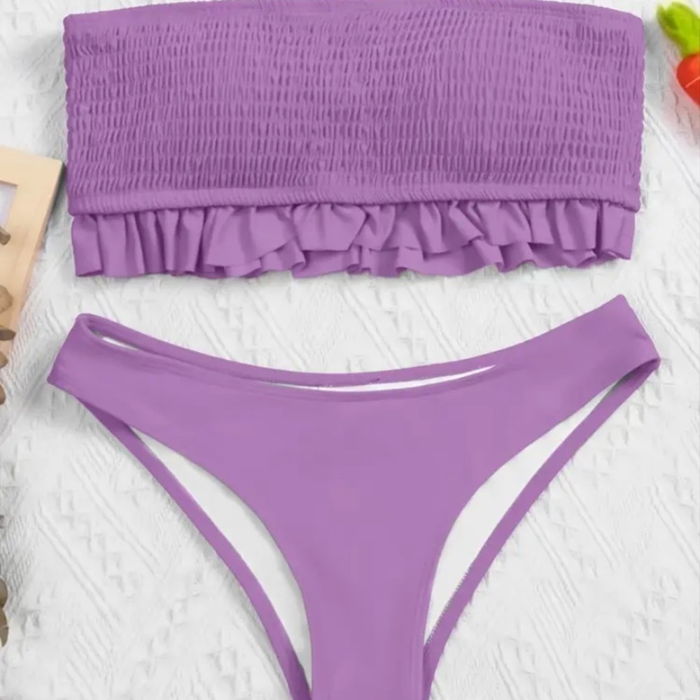 Purple swimsuit - Picture 3 of 3